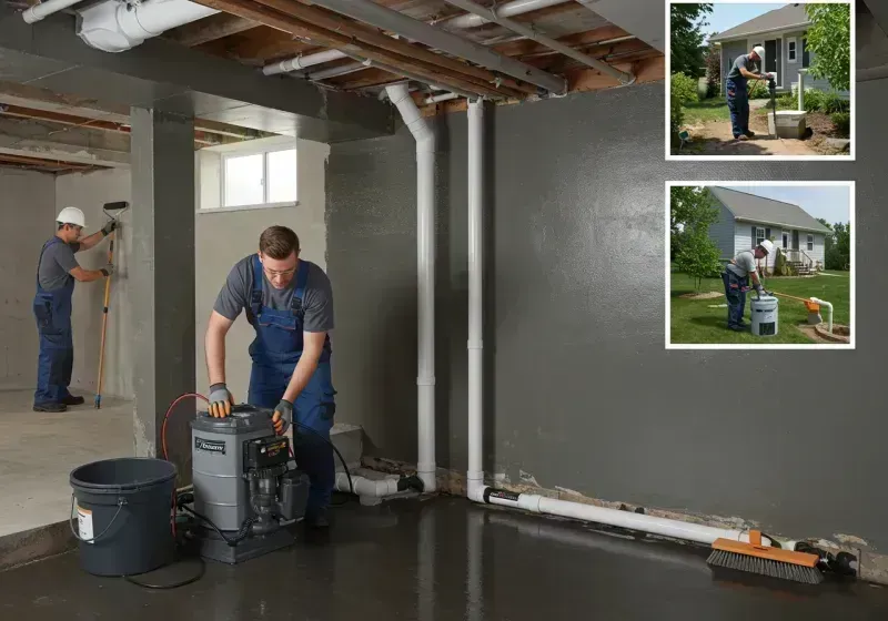 Basement Waterproofing and Flood Prevention process in Sullivan, IN